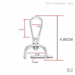 Metallist eemaldatavad lukuga konksu p&auml;&auml;stikuklambrid pandlad nahast k&auml;sit&ouml;&ouml;kottide jaoks rihma pandlad k&auml;epideme &otilde;larihm