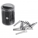300PCS Fashionable Wavy Thin U shaped Clip Pins Grips Hairdressing Styling DIY Tools(Black S) L must