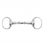 Horse Gag Ring Snaffle Bite roostevabast terasest 125 mm lahtise ovaalse lingiga suuotsa hobusetreening