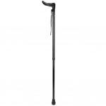 Alumiiniumsulamist kerge teleskoopiline reguleeritav eakate jalutuskepp Libisemisvastane Lihtne kepp(Must must