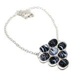 Sulemani Hakik handmade 925 Sterling Silver Jewelry Necklace 18 l9L75