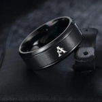 1 tk Fashion 26 ingliskeelse t&auml;hega s&otilde;rmus topelt kaldservadega, meeste roostevabast terasest s&otilde;rmus 6