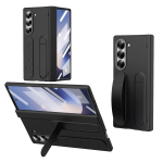 Originaalne silikoonist k&auml;epidemega telefonikott Samsung Galaxy Z Fold 6 5 4 5G jaoks koos alusega, klaaskile, Z Fold6 Fold5 hinge kaitse&uuml;mbris For Galaxy Z Fold 5&With Glass Film