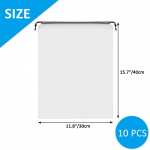 10 tk kaasaskantav kingahoidmisn&ouml;&ouml;r &ouml;koloogiline hoiukott mitmesugustele asjadele reisimeigikott Veekindel l&auml;bipaistev plastikust hoiukott puhas