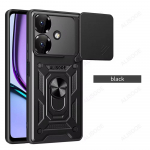 Libistatav kaamera&uuml;mbris Realme Narzo N61 4G jaoks, &uuml;mbris, l&uuml;kandava objektiivir&otilde;ngaga tugijalg, kaitsekate Realme Note 60 4G jaoks, p&otilde;rutuskindel Capa Realme Narzo N61 4G