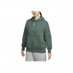 Nike Sportswear Phoenix Fleece Swoosh &Uuml;hev&auml;rviline Mugav L&otilde;tv Kapuutsiga Pikkade Varrukatega Huppar Naiste huppar Vintage-Roheline DQ5861-338 S