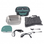 1.5L Auto Elektriline L&otilde;unakarp Toidusoojendaja Kuumutav Termiline L&otilde;unakonteiner Lusika Kahvliga  12V 24V