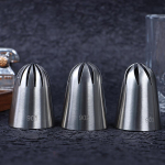 3 tk suure roosiga koorekoogi otsikute komplekt, koogikeste kaunistamise k&uuml;psetust&ouml;&ouml;riistad