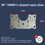 Ukse k&ouml;&ouml;gikapi hingede remondiplaadi komplekt roostevabast terasest hingede remondiplaadi k&ouml;&ouml;gikapi ukse hingede paigaldusplaat