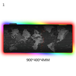 30*80/40*90CM RGB Hiirematt M&auml;nguri Arvuti Hiirematt LED Taustvalgustusega Suur Hiirematt Lauale Klaviatuuri Hiirematt 40X90CM