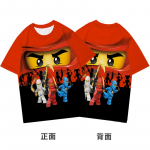 2025 MINISO Ninjago T-s&auml;rk Joonisfilm Anime Tr&uuml;kk Poiste ja T&uuml;drukute T-s&auml;rk Suvel Uus Stiil T&auml;navutrendid Laste R&otilde;ivad L&uuml;hikeste Varrukatega 160 elevandiluuvalge