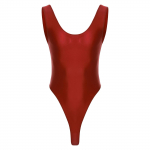 Meeste k&otilde;rge l&otilde;ikega varrukateta body l&auml;ikiv seljaosaga leotard &uuml;hes t&uuml;kis ujumistrikoo jooga fitness ujumine esinemisr&otilde;ivad XL burgundiapunane