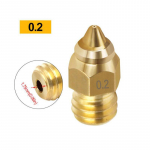 Hotend ekstruuderi messingist d&uuml;&uuml;sid CR-6 SE Ender-3 seeria Ender-5 seeria printerile 0,2/0,4/0,6/0,8/1,0 mm B