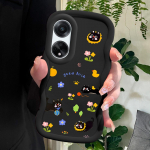 V&auml;rvitud muster Big Wave Edge pehme silikoon materjal Macaron telefoni &uuml;mbris p&otilde;rutuskindel kaitsev kummist &uuml;mbris OPPO Reno Realme jaoks OPPO A12S roosa