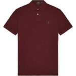Polo Ralph Lauren &Uuml;hev&auml;rviline logoga sirge l&otilde;ikega polos&auml;rk Meeste pealisr&otilde;ivad Burgundia 710534735-343 XL