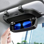 Car Sun Visor Glasses Box Eyeglasses Holder Container Protective Clip on Frame Sunglasses Storage