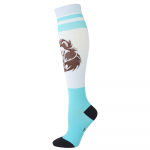 HYSAIXIA Compression Socks Funny Pattern animals Sheep Monkey Music Cat Men Women Pressure Stockings Knee High Run Sport Socks S-M