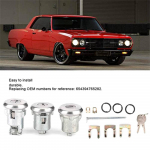 Ukse lukusilindrite komplekt 2 v&otilde;tmega 654394765282 Buick Camaro Chevrolet Pontiac Oldsmobile'ile