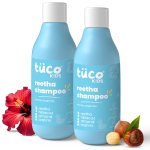 Tuco&reg; Laste Mahe &Scaron;ampoon Seebip&auml;hkli, Mandli, Heena'ga | Vanusele 2-5, 4-10, 10-15, 5-10 Aastat | pH 5.5, Vegan & Ei Pisaralda | 300 ml (Pakis 2) |