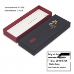 Kingitud karbis peene hammastega graveeritud eebenipuu kamm - Ideaalne pikkadele juustele ja naiste kingituseks