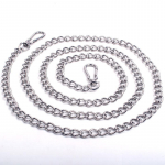 Lemmikloomatoodete Tehas Metallist Koerakett Roostevaba Teras &Uuml;ks &Uuml;lemine Kaks Kahe Peaga Koerakett Veoj&otilde;uk&ouml;is Hammustuskindel Veoj&otilde;uk&ouml;is 2.5mm*200cm