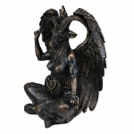 Saatanlikits Baphometi kuju riputatav uksekoputi plaat seinakaunistus tahvel vaigust k&auml;sit&ouml;&ouml; usulised kaunistused skulptuur kodu dekoor 1PC