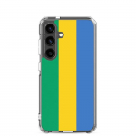 Coque T&eacute;l&eacute;phone &ndash; Samsung &ndash; Galaxy S24 Plus &ndash; Drapeau Gabon &ndash; Supp &ndash; Mitmev&auml;rviline