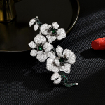 Naiste Kerge Luksus Disain Elegantne Inkrusteeritud Tsirkoon Liblika Orhidee Lill Pross Moekas Ja Mitmek&uuml;lgne Ni&scaron;idisaini Pross