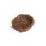 Nid d'oiseau en paille et brindille 16cm