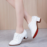 Naiste Spordi Ladina Tantsu M&auml;gironimis- ja Fitness-kingad Pehmed Hingavad Kingad Kontsa K&otilde;rgus 3CM 5CM 41