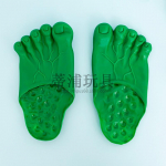 Halloweeni tarvikud Rohelised emailitud sussid Simulatsioon paljajalu kingad N&otilde;ia- ja trikisussid Suurjalg kingad Tasuta kiire saatmine 40 roheline