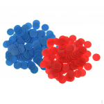200 tk 18 mm plastist loendurid lauam&auml;ng Tiddly winks Teaching Aid
