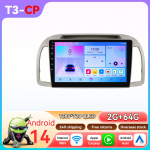 Ossuret Android Auto raadio Nissan March Micra K12 2002 -2010 jaoks Navigatsioon Auto GPS Peaseade Stereo 5G WIFI Multimeedia Snapdragon Autoradio Carplay T3CP 4Core&nbsp;2G&nbsp;64G