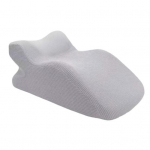 Kiilukujuline lamamispadi m&auml;luvahust jalaalus ergonoomiline selja- ja kaelavalu leevendav tugipadi eemaldatava kattega istumiseks lamamiseks lugemiseks B hall