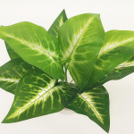 Kunstlik kilpkonna selja leht K&otilde;rge kvaliteediga v&otilde;lslillede simulatsioon 18 haruline kilpkonna selja leht Loov simulatsioon taim seinapott