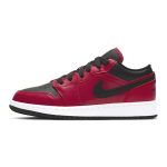 Air Jordan 1 Low GS Reverse Bred Laste tossud Gym-Red White Black 553560-605 36.5