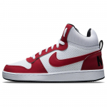 Nike Court Borough Mid Valge J&otilde;usaali Punane Meeste Tossud Must 838938-101 41