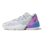 Adidas D.O.N. Number 4 Suure lapse Unista Lapsed Tennised Valge Pilve-Valge &Otilde;ndsus-Lilla HR1785 35&frac12;
