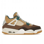 Air Jordan 4 Retro GS Cacao Wow Laste tossud Pruun Geode-Teal Ale-Pruun FB2214-200 36