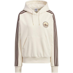 Adidas Originals triibulise disainiga lai kapuutsiga pusero naistele Kapuutsiga pusad Valge JC6853 L