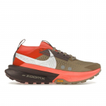 Nike ZoomX Zegama 2 Khaki Hyper Crimson Burgundy Crush Valge Meeste Tossud HQ3768-200 42