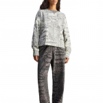 Adidas Stella McCartney Stella McCartney Pullover Treening L&otilde;tv Prinditud Huppar Naiste pealisr&otilde;ivad JW4648 S