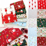 5 tk/partii joonisfilmi j&otilde;uluseeria toimne puuvillane riie, isetegemine k&auml;sitsi valmistatud kangaste lapit&ouml;&ouml;de komplektid, &otilde;mblemine scrapbooking A1-50X50cm