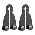 1/2 tk Auto Peatoe Konks Auto Istme Seljatoe Hoiustamiseks Kunstnahast Auto K&auml;ekoti Konks Kahekordne Autokottide Konks Auto Maasturi Veoauto jaoks 1pc must