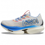 Hoka One One Cielo X1 Pehmed Mugavad Libisemiskindlad Vastupidavad Madalad Jooksukingad Unisex Jooksukingad Helehall 1147910-WHTV 45