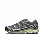 Salomon Xt-6 Gtx Mugavad Mitmek&uuml;lgsed Veekindlad Madalad Jooksukingad Unisex Jooksukingad Urban-Gray Black Lime 475813 40