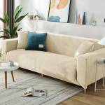 &Uuml;hev&auml;rviline elastne sametine diivanikate elutuppa K&otilde;ik-h&otilde;lmav veniv 1/2/3/4 nurgaga L-diivanile &Uuml;lekatted Kassid funda de sof&aacute; 1seater 90-140cm 1PC