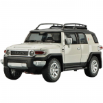 1/24 TOYOTA FJ Cruiser Sulamist Automa Mudel Diecast & M&auml;nguasi Metallist Maasturid Automa Mudel Simulatsioonheli ja Valgusega Laste Kingitus valge