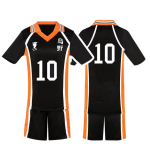 Haikyu!! Haikyuu Cosplay Kost&uuml;&uuml;m Karasuno Koukou Keskkooli V&otilde;rkpalliklubi Hinata Shoyo Kageyama Tobio Spordir&otilde;ivad S&auml;rgid as the picture-S