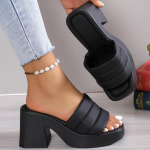 Elegantsed naiste platvormsussid Naiste suvised k&otilde;rged kontsad, nahast naiste vabas &otilde;hus libisemiskindlad rannakontsad, sandaalid, naiste kingad 38 valge